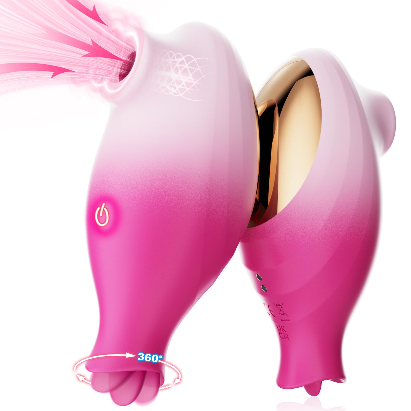 Sucking Vibrator Women Sex Toys Sucking Licking 2 in 1 Clitoris Vibrator for Women with 10 Powerful Modes