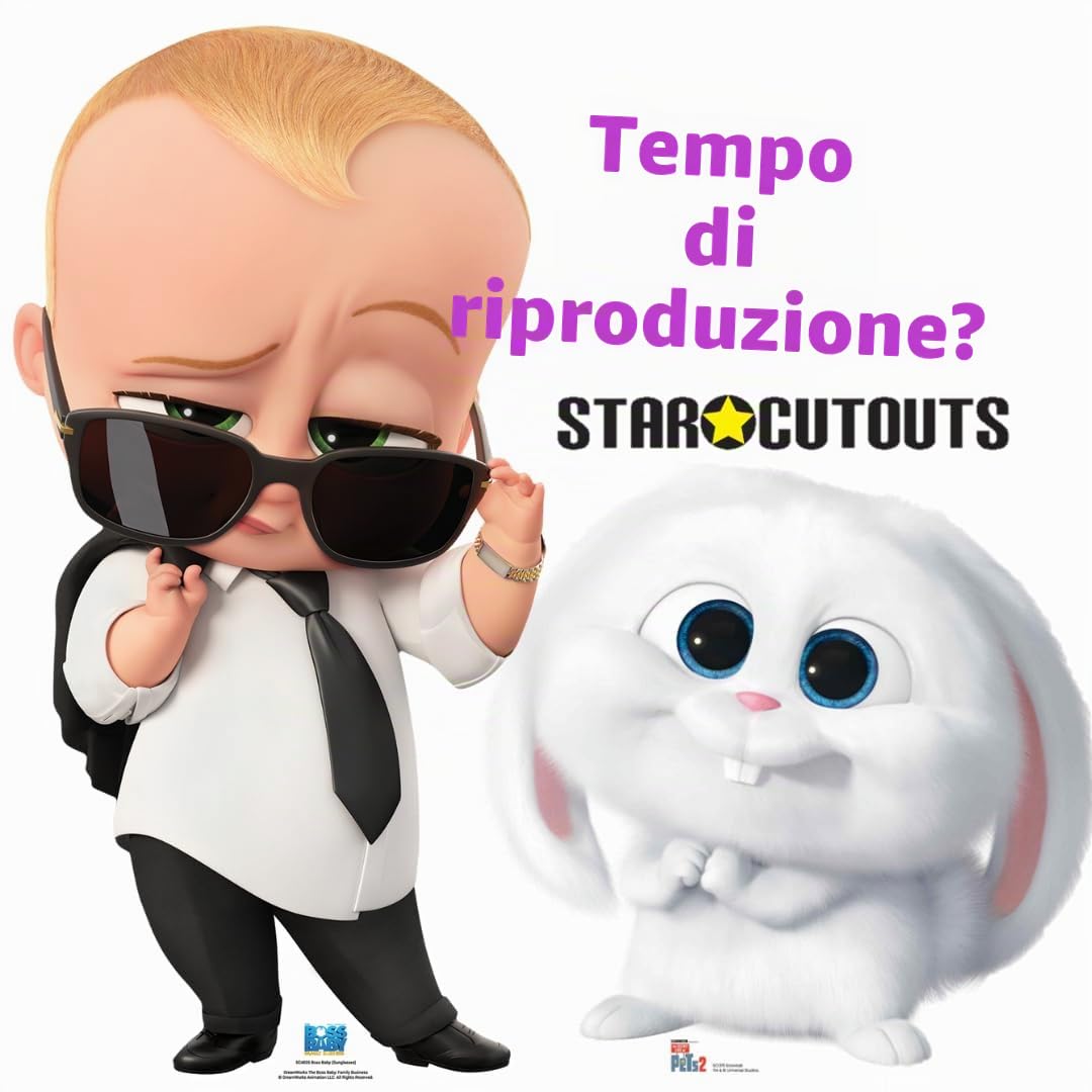 STAR CUTOUTS Theodore Lindsey Ted Templeton Jr. Official Boss Baby Family Business SC4035 - Sagoma in cartone piccola, colore: blu