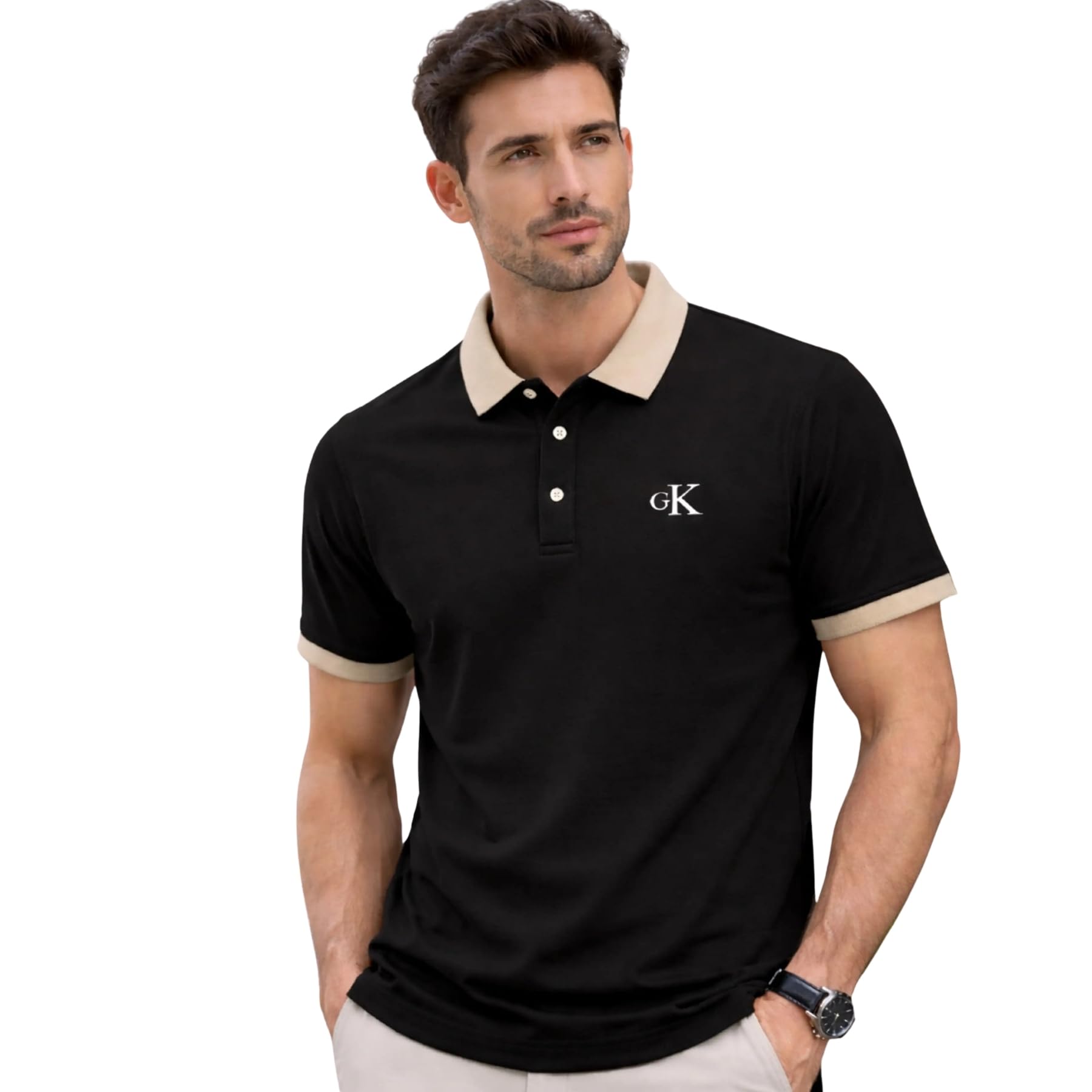Mens Regular Fit Printed Cotton Polo Tshirt Regular Fit Polo T-Shirt for Men| Printed Polo T-Shirt | Cotton Polo T Shirt Premium Cotton Blend t-Shirt-image-16
