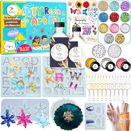 Mines Art 100 Pcs DIY Resin Art Kit - Image 2