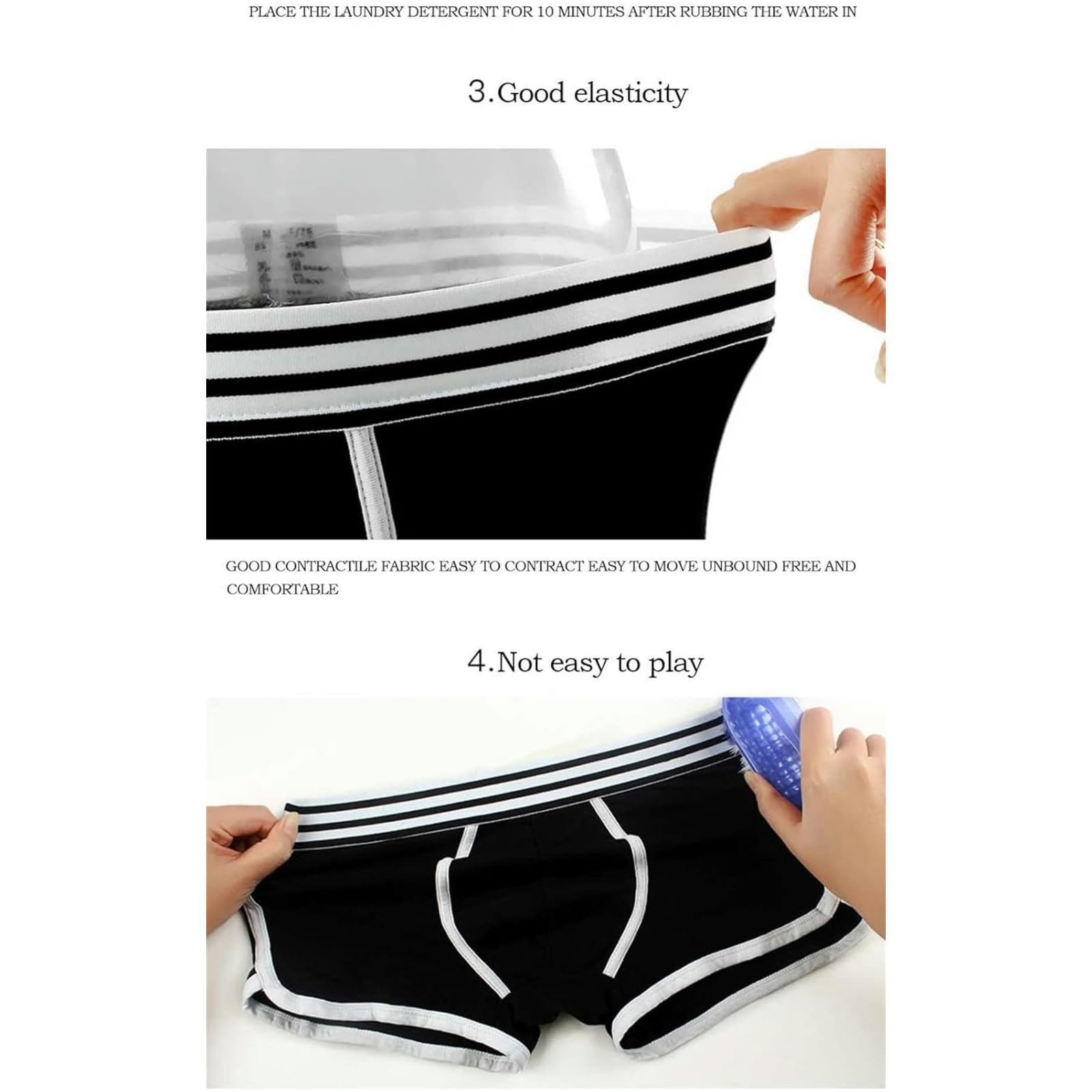 Boxer Uomo 5 Pacchetti da Maste per Maschile Slip Boxer Cotton Brief da Pugile Maschile A Bassa Vita E Mutande Traspiranti-m-Multiple