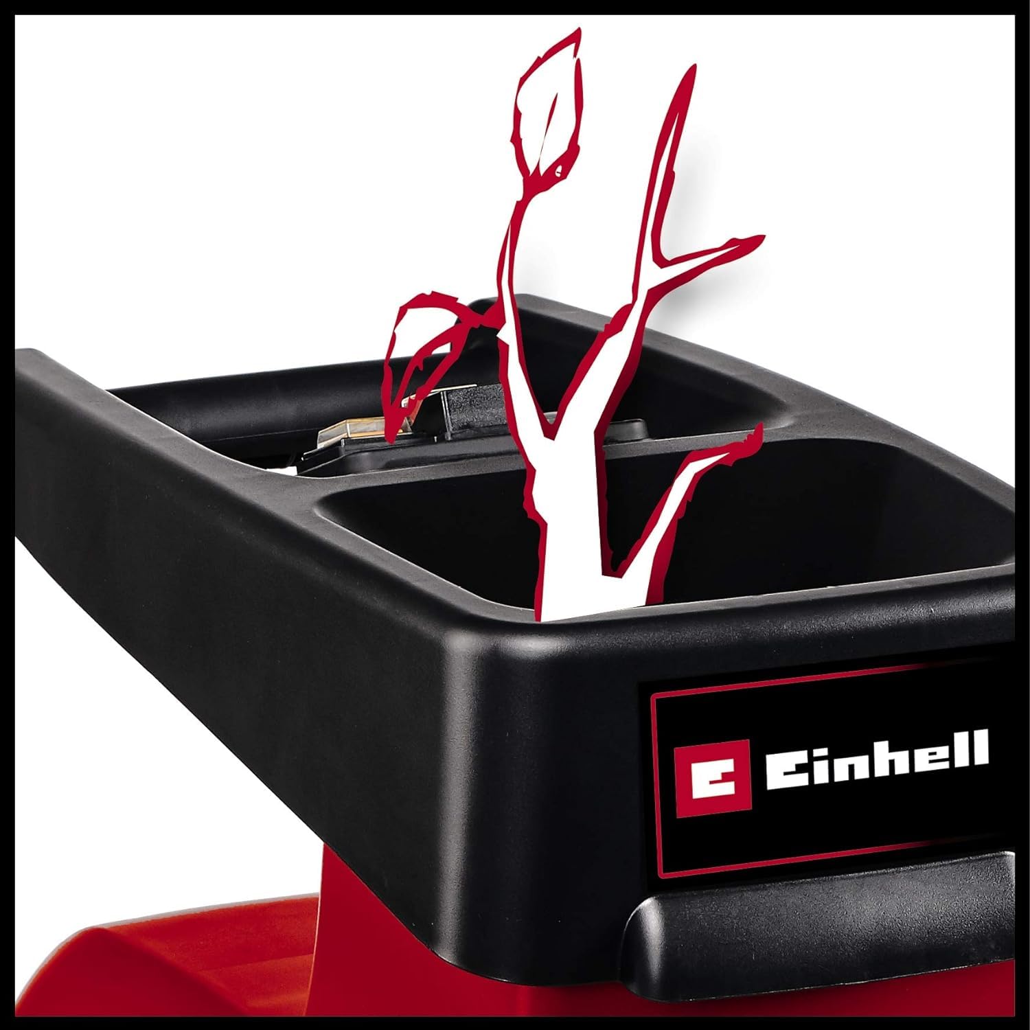 Einhell GC-RS 60 CB Elektro-Leisehäcksler 2800 W 45 mm Schneidwalze 60 L Fangbox