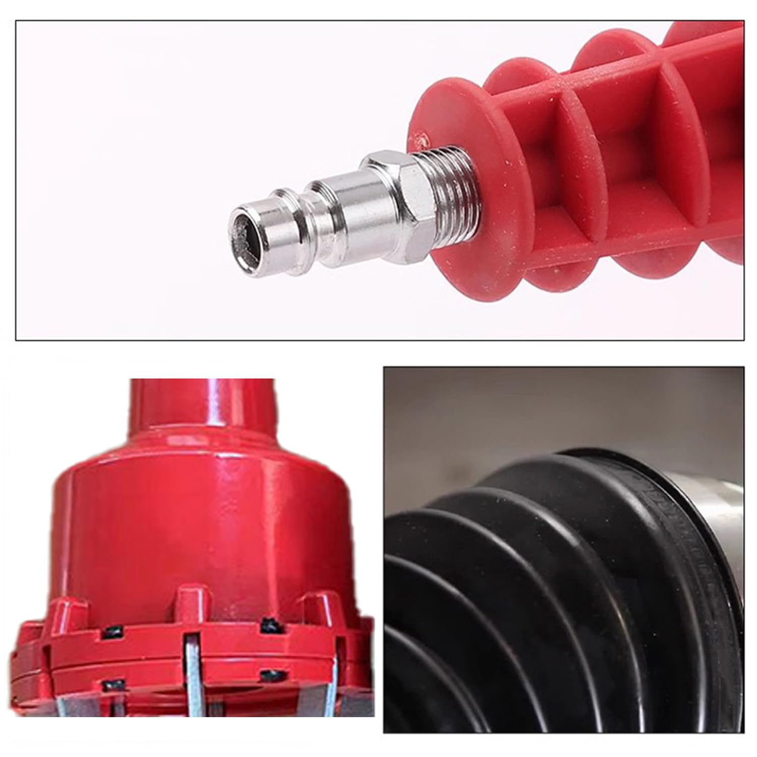 Expandeur Soufflet De Cardan,Outil Soufflet De Cardan Pneumatique,Outil  Remplacement Automobile,Montage Soufflets De Joints Universels,Pour La  Réparation Des Essieux De Voiture,20-120 Mm(Rouge) : Amazon.fr: Auto et Moto