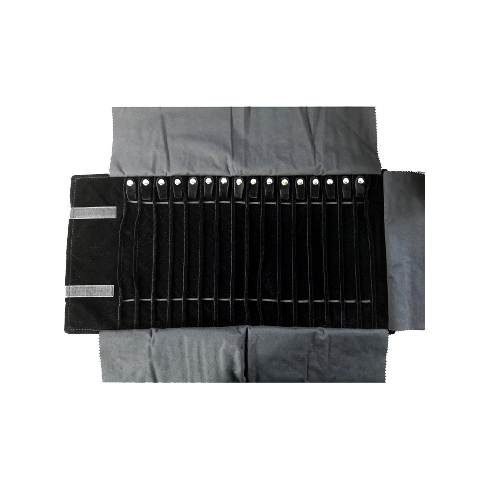 Astuccio Arrotolabile per Gioielli, Grande capacità, Multifunzionale, Portatile, Organizer per Collane