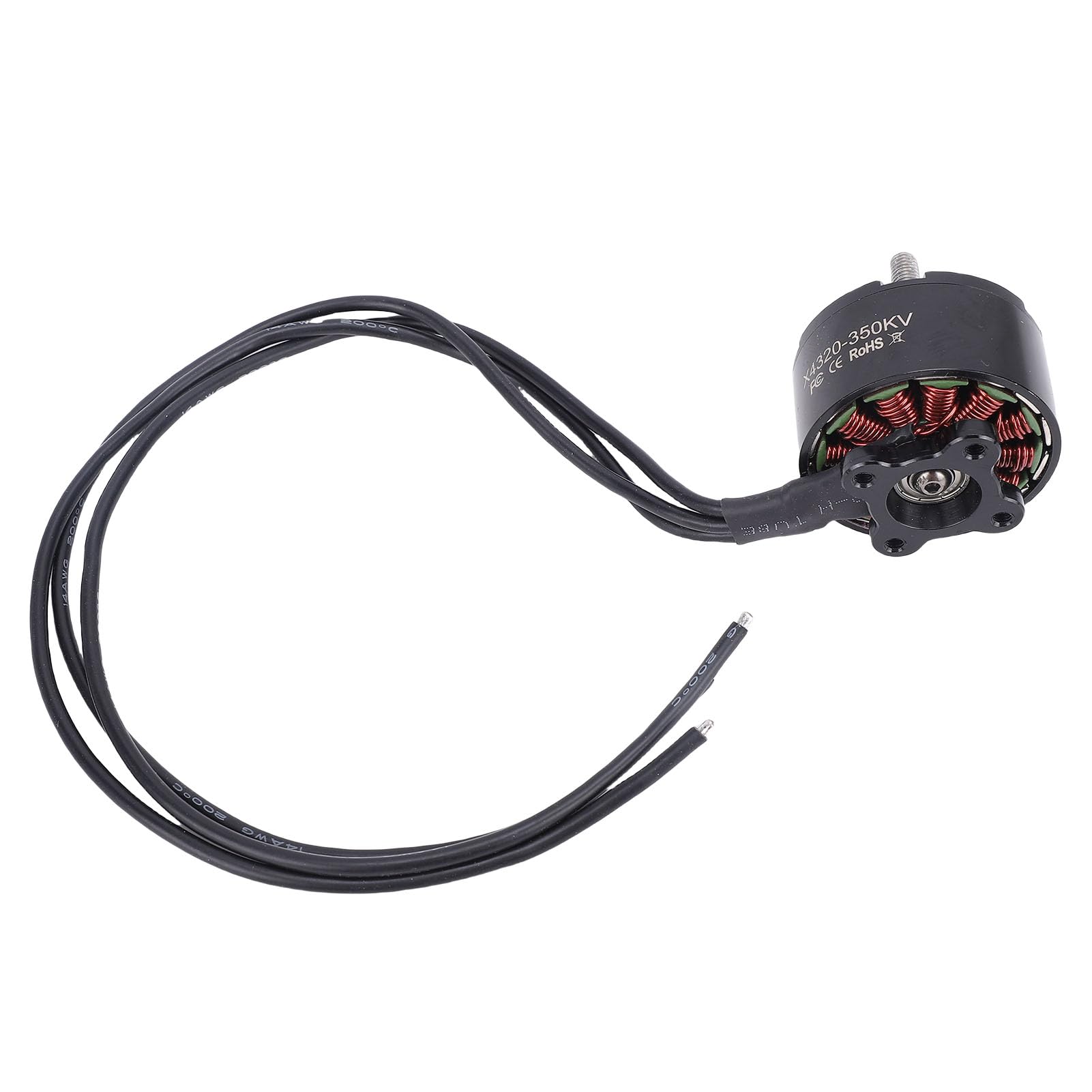 RiToEasysports Silnik Drona 350KV, Bezszczotkowy Silnik ze Stopu Aluminium do Quadkoptera RC, z Zamiennikiem FPV 15-calowym.