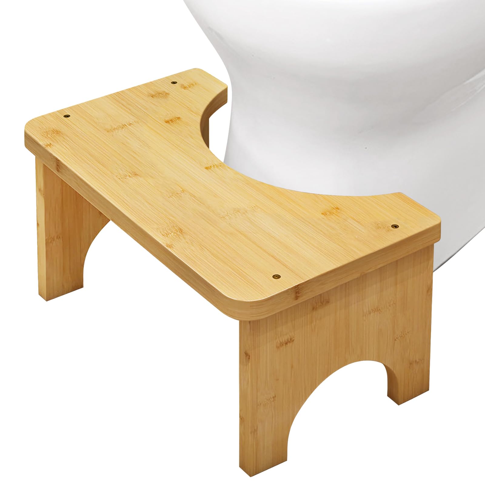 Taburetes De Inodoros Para Adultos,37*20*17CM Banco Para Inodoros De Madera,Taburete De Baño Para Inodoro,Taburete De Inodoro Para Baño Para Adultos Y Niños,Antiestreñimiento,Contra Las Flatulencias