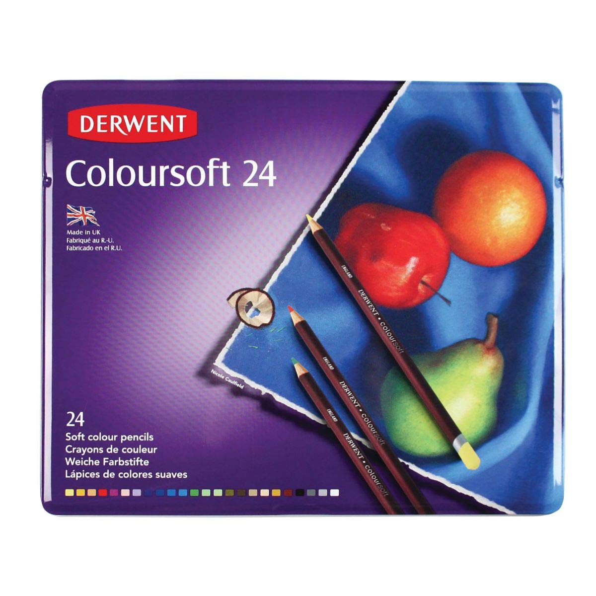 Derwent Coloursoft - Lápices (24 unidades)