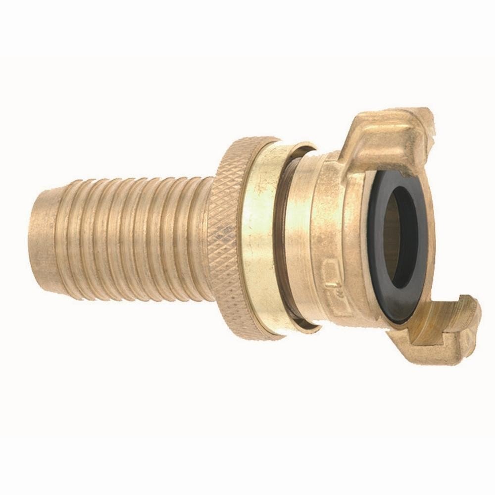 siena GARDEN Latón Acoplamiento de succión/alta presión 19mm (3/4") con anillo protector