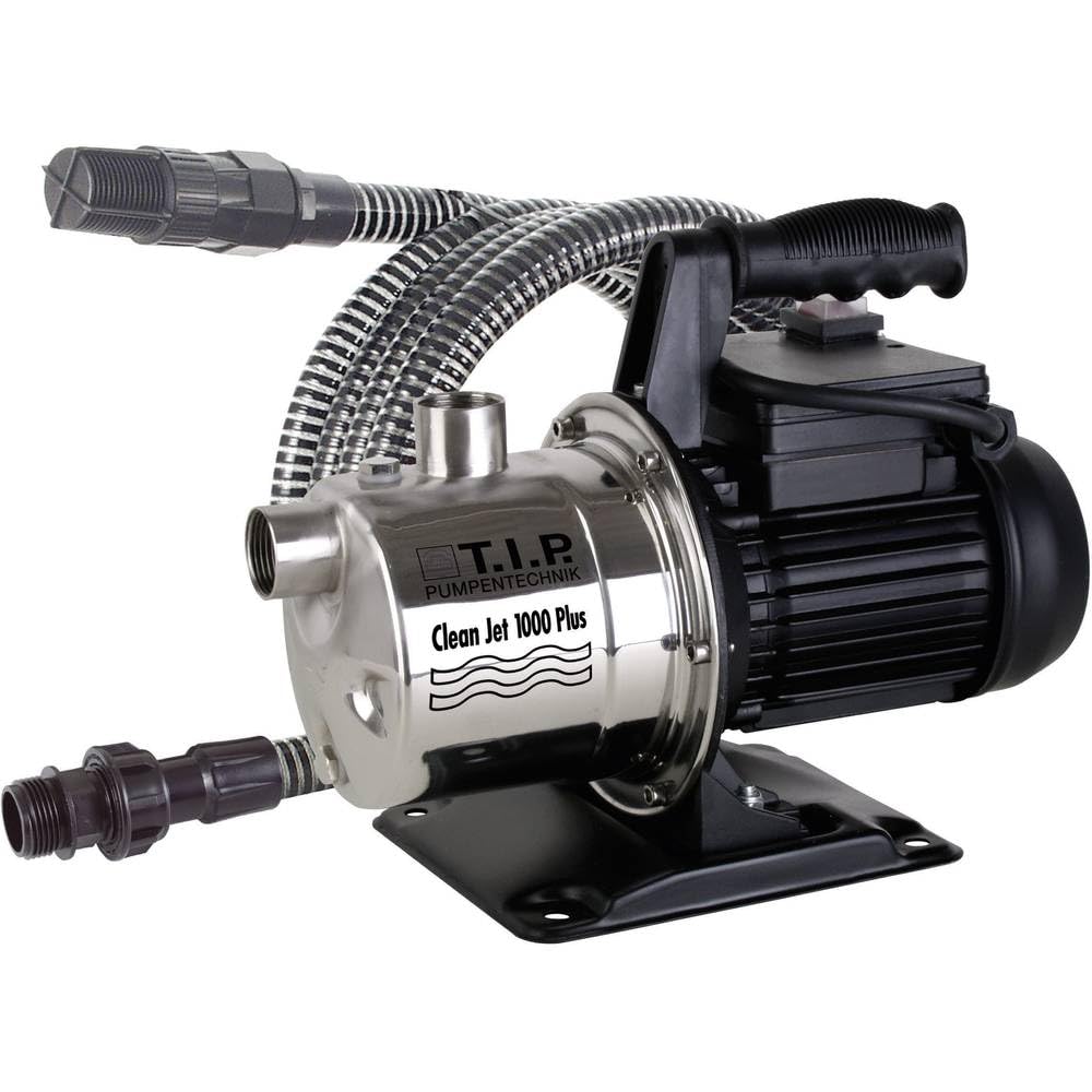 T.I.P. 30094, Pompa da giardino Cleanjet 1000 Plus, con set di accessori