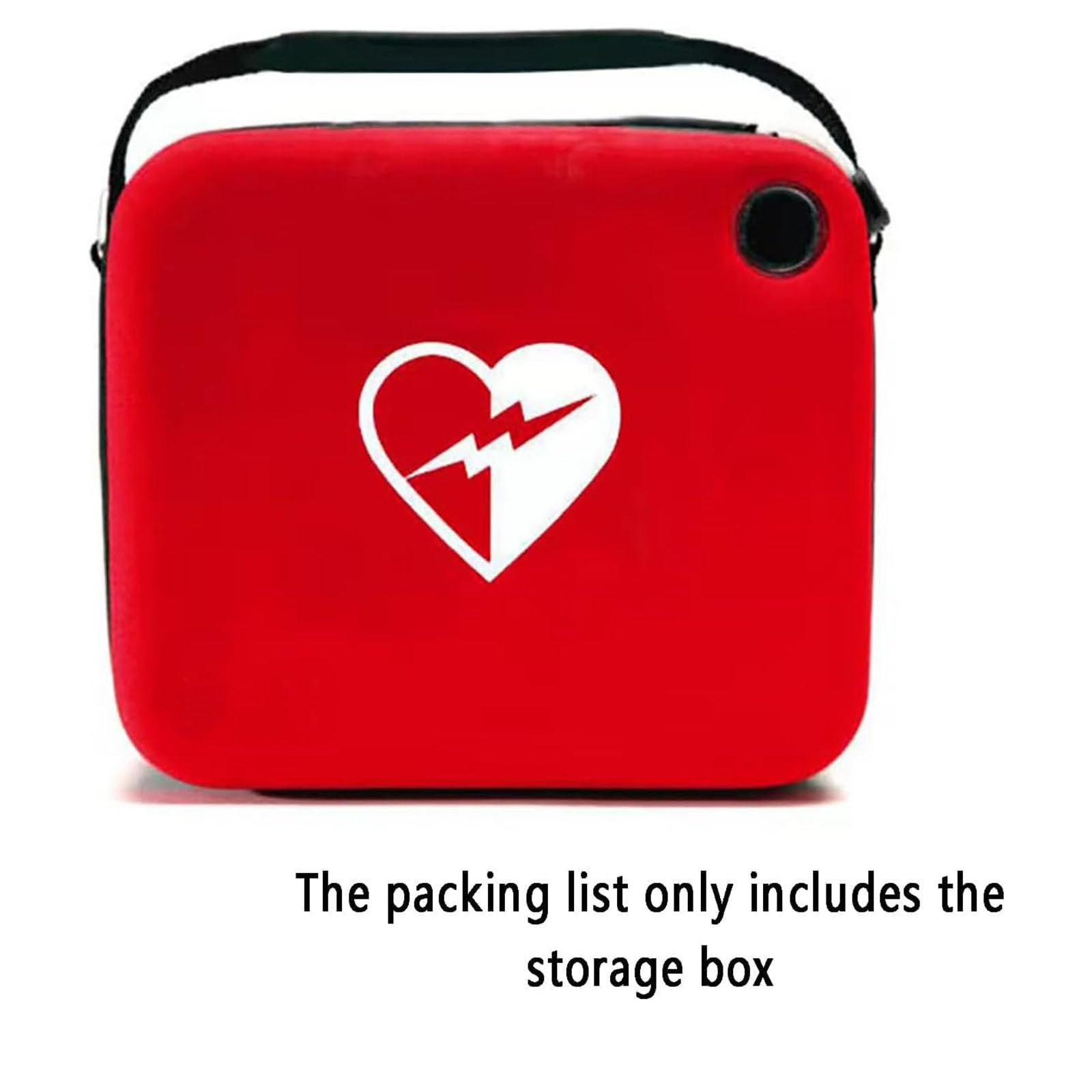 Tragbarer Defibrillatorbehälter, AED-Defibrillator-Aufbewahrungstasche, Mit Signalloch Für Die Fernbedienung, Auffälliges Symbol, Geeignet Für HSE- Und FRX-Serie, Für Krankenhäuser, Öffentliche Plätze