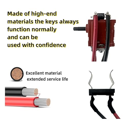 Miniatura 2 de Upgrade 291632001 - Arnés de cableado genuino de repuesto para interruptor soplador de hojas inalámbrico Ryobi de 18 V, con 1 destornillador y 5