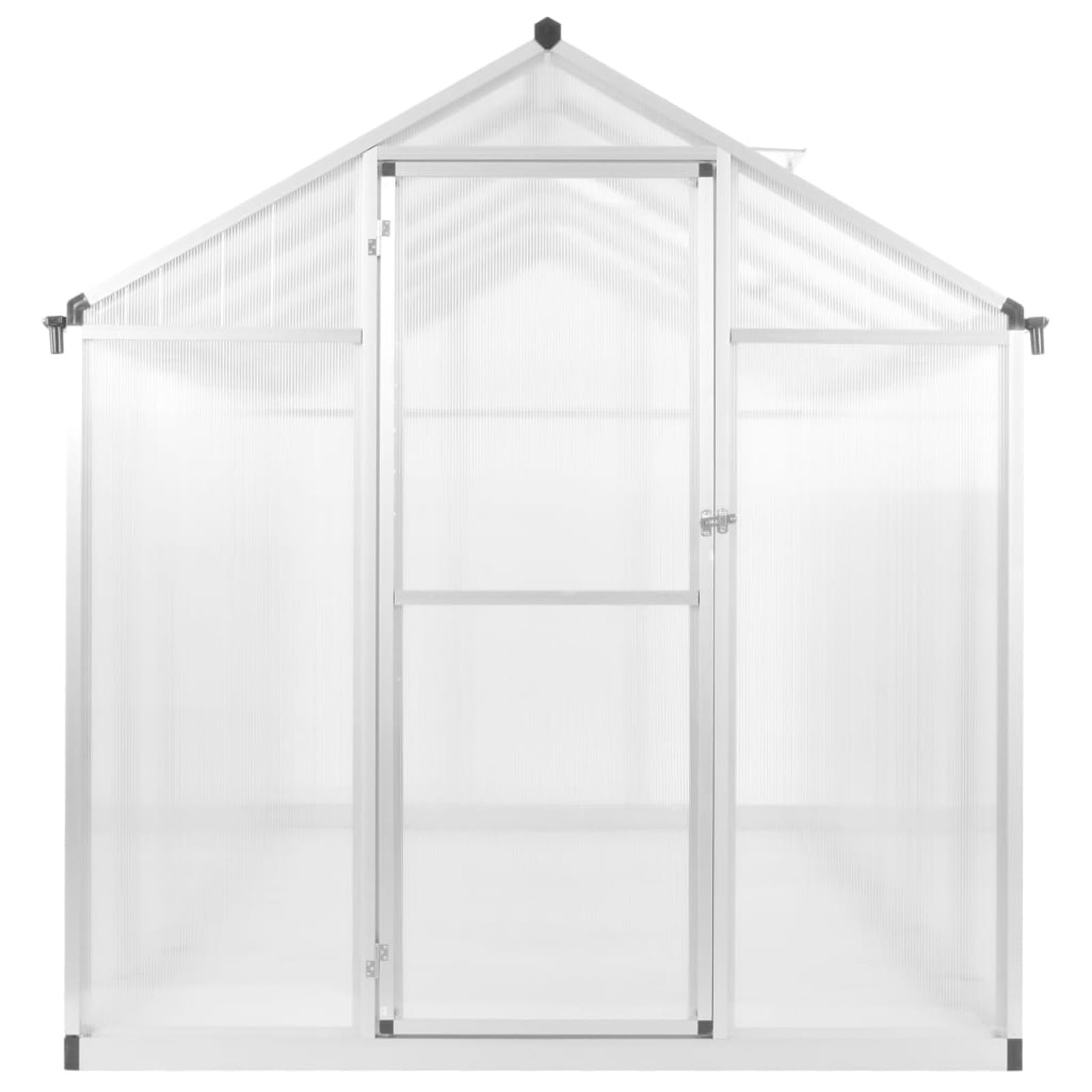 Homgoday Szklarnia ogrodowa, aluminiowa szklarnia 421 x 190 x 195 cm 15,6 m³, szklarnia ogrodowa szklarnia ogród warzywny szklarnia balkonowa szklarnia do ogrodu szklarnia do roślin