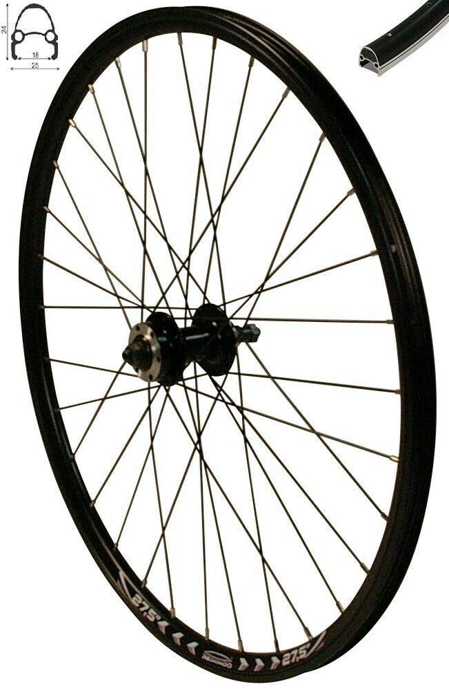 Redondo 27,5 inch wielenset VR HR velg QR zwart Disc 7 Shimano krans