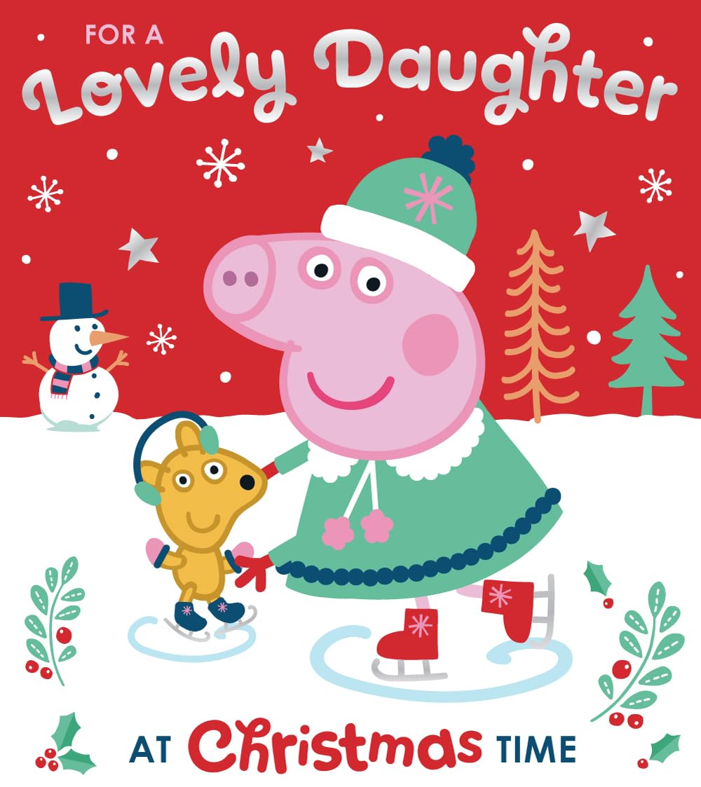 Danilo Promotions Ltd Peppa Pig Christmas Card for Daughter