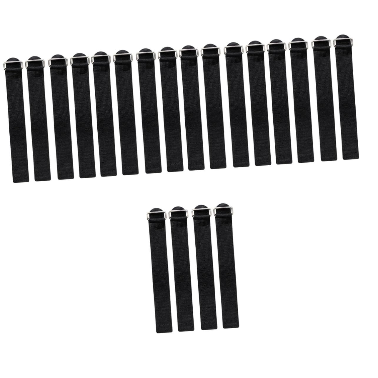 OATIPHO 20pcs - Traction Straps for Shoes Ice Grippers Crampons Footwear Accessories for Hiking Running Camping and Activities