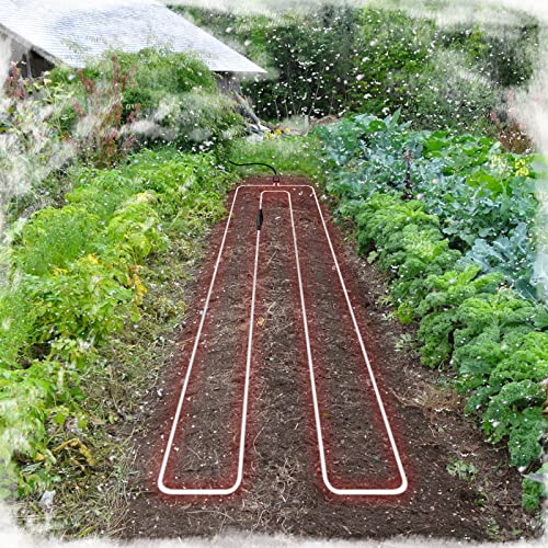Soil Heating Cable, 49 Ft Electric Soil Warming Cable For Garden, Soil, Cold Frame, Keep Soil Warm #TOP6