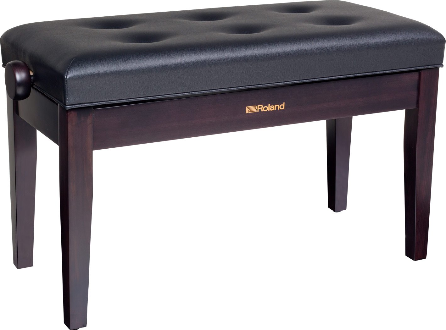 Roland Duett-Klavierbank in Palisander-Ausführung mit Vinyl-Sitz – RPB-D300RW