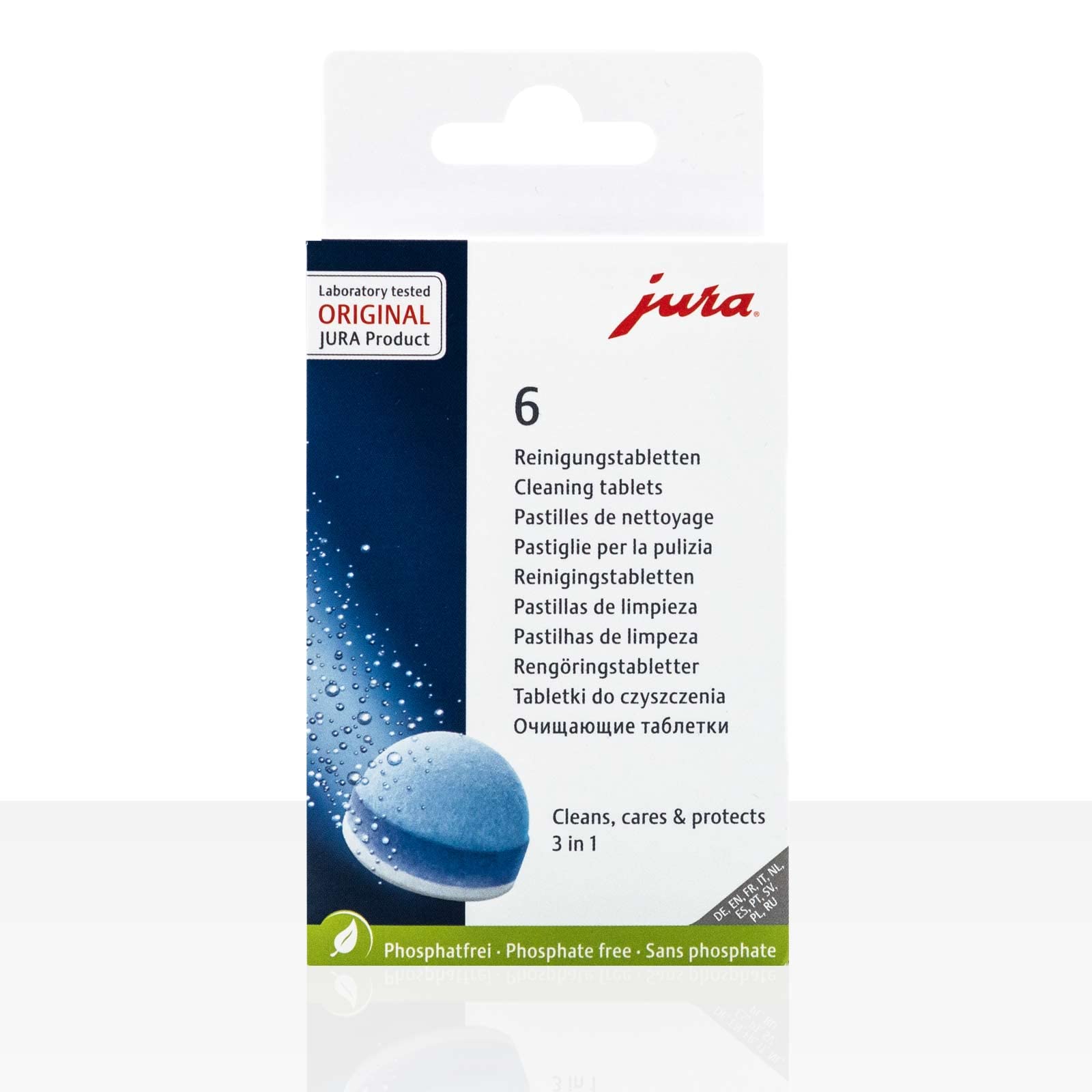Jura Tabletki czyszczące 6 szt. + tabletki odkamieniające Jura 3x 3 szt.