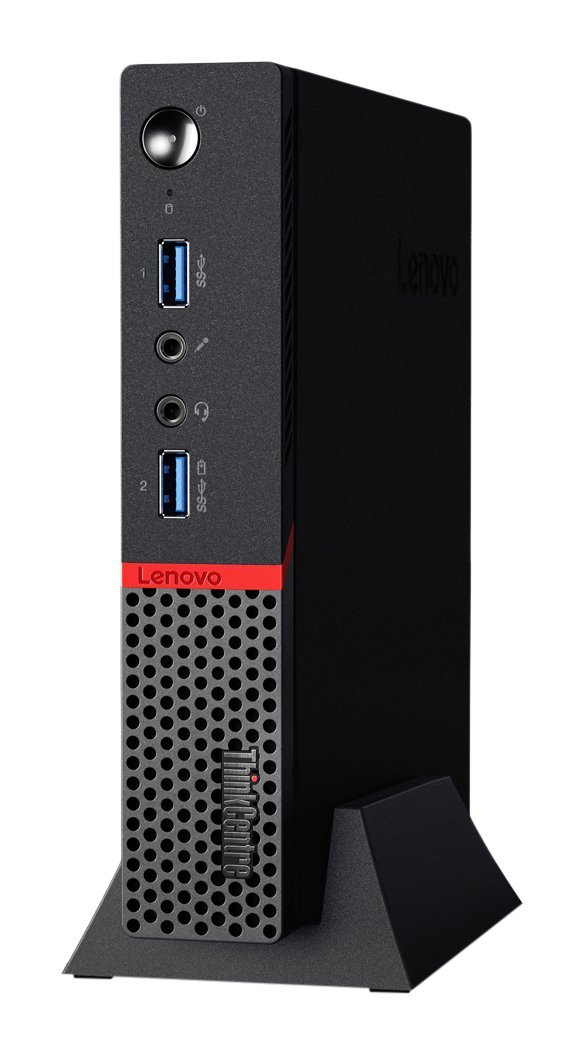 Lenovo ThinkCentre M900 10FM001UUS Tiny Desktop (2.50 GHz Intel Core i5-6500T, 8 GB RAM, 256 GB SSD, Windows 7 Pro),Black