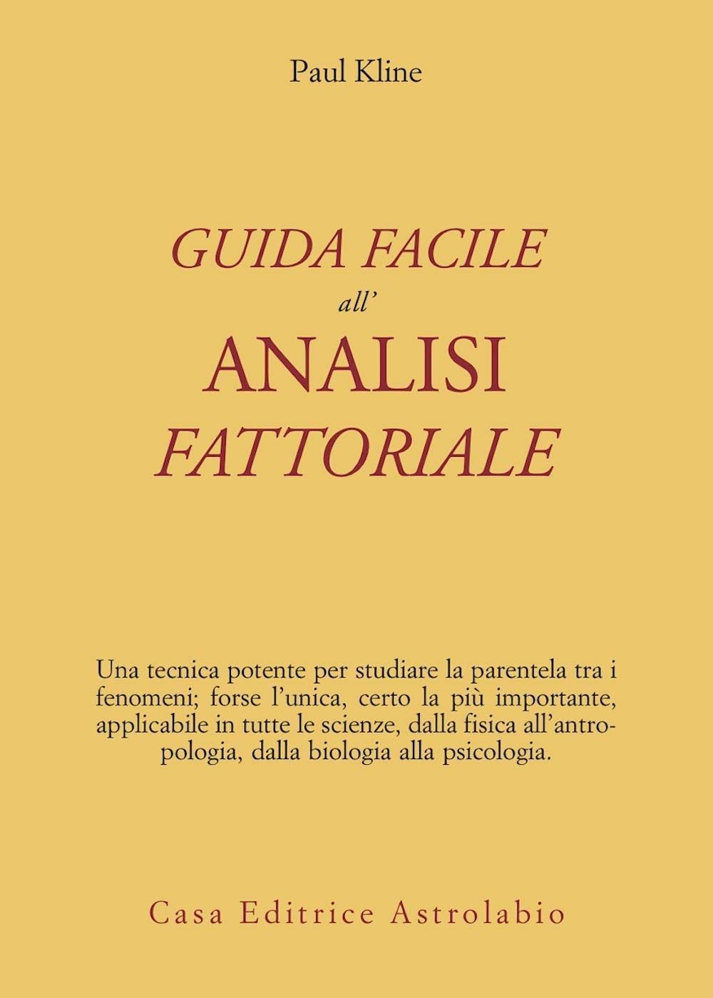 Guida Facile All'analisi Fattoriale - 4