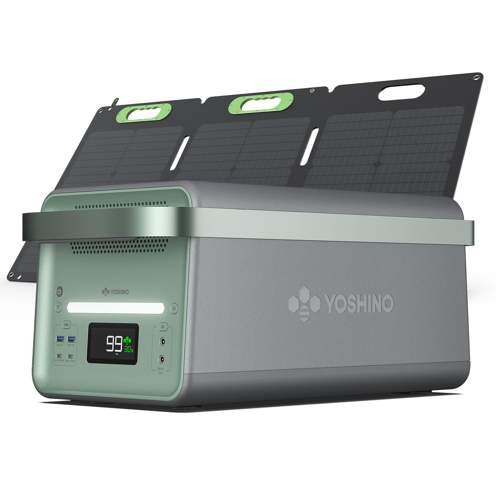 Amazon.co.jp: YOSHINO ヨシノ 固体電池 ポータブル電源 ソーラー 