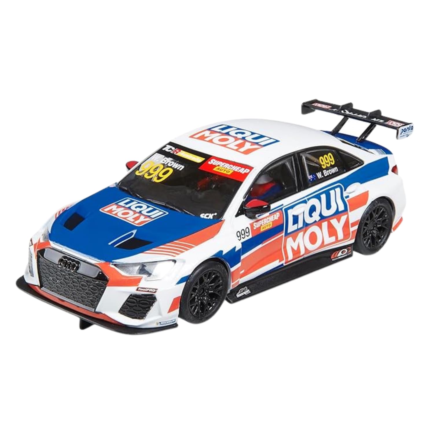 SCALEXTRIC – Coche Slot Seat 850 E – Anton Guasch – Arrabassada '72 – Escala 1:32 – Vehículo De Carreras Advance Para Circuito