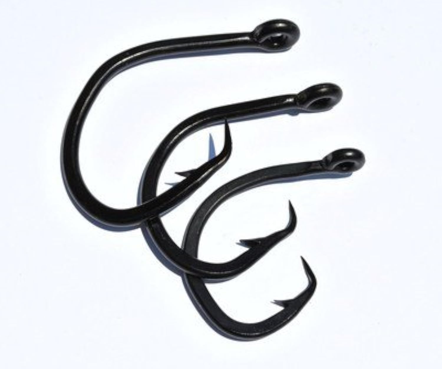 20/0 Big Game Black Forged Circle Hooks - 10 Pack For Shark, Swordfish, Giant Tuna Fishing - View #4