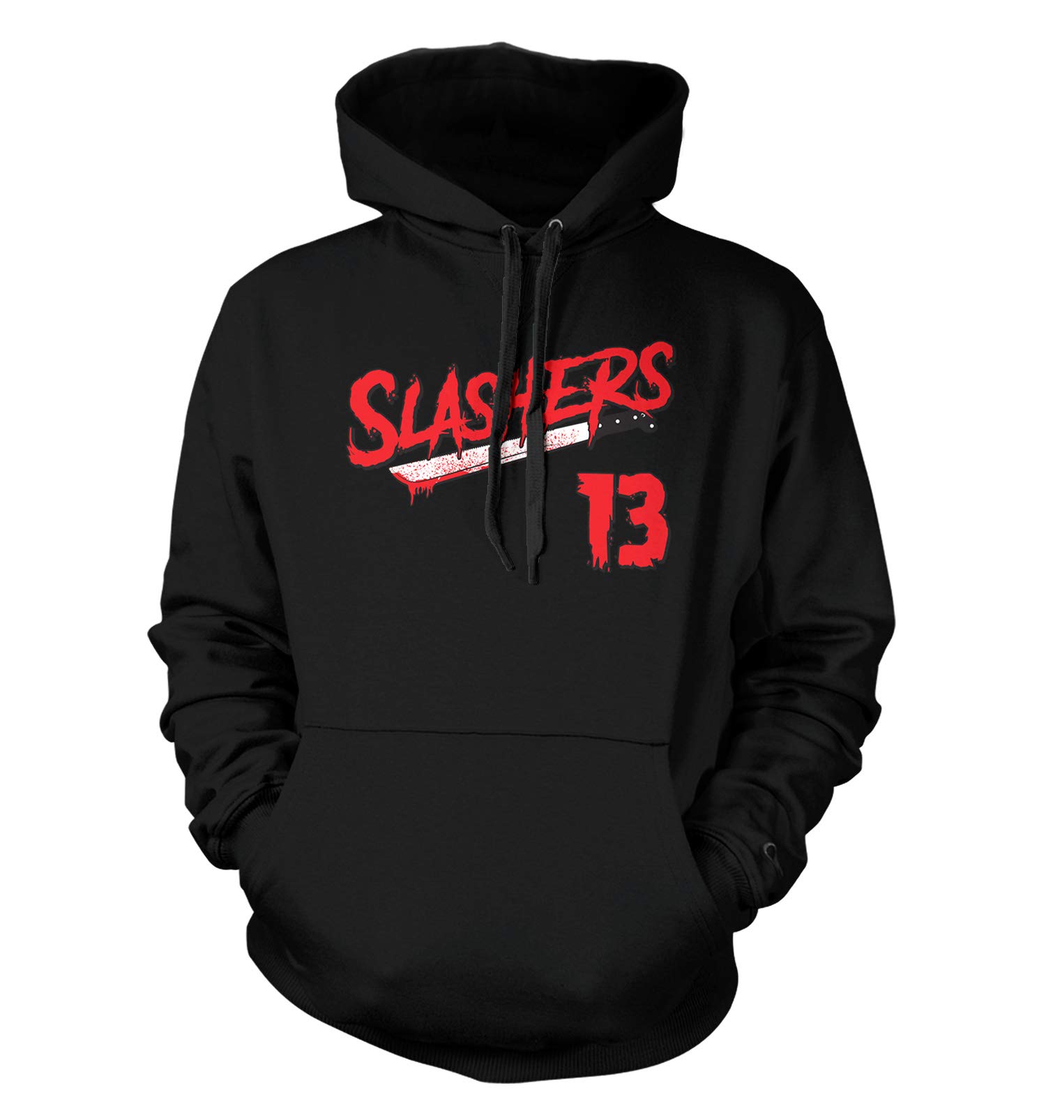 Haase UnlimitedSlashers Voorhees 13 Jersey - Horror Movie Friday Unisex Hoodie Sweatshirt