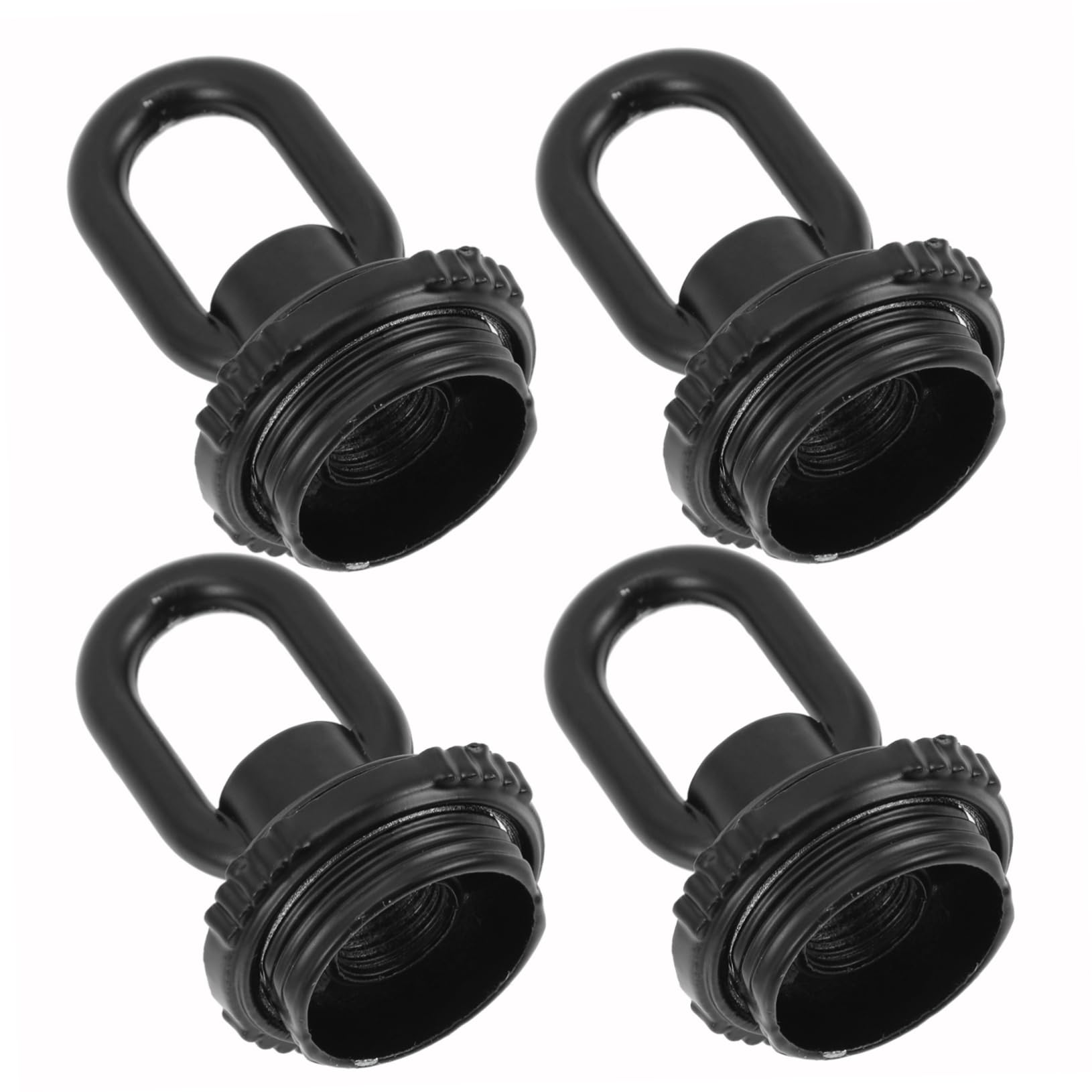 UKCOCO 4Pcs Thread Hook Pendant Lamp Base Ceiling Hooks with External Thread Easy to Install Save Storage Space Suitable for Bathroom Living Room