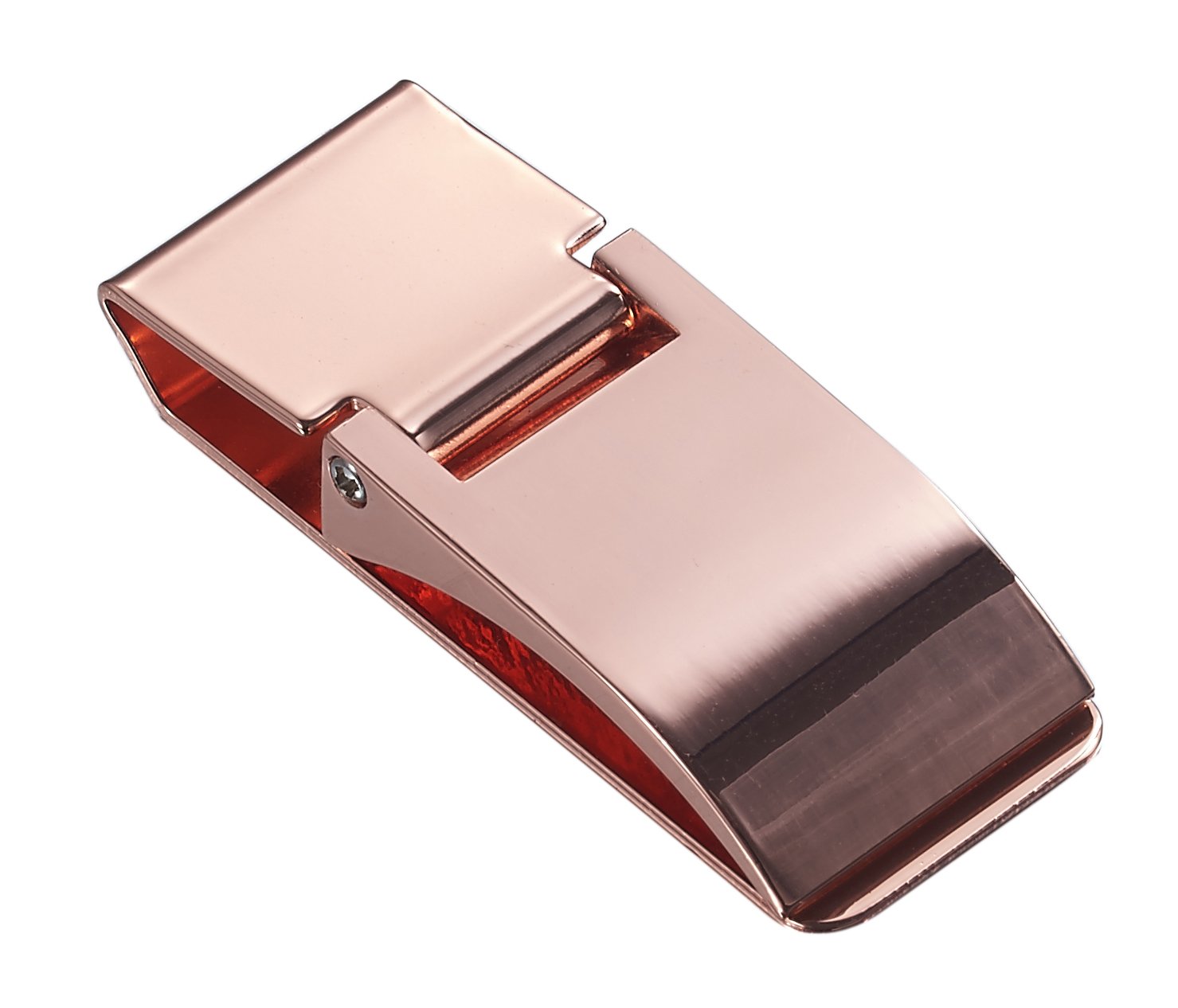 Visol Fermasoldi Calvin in oro rosa personalizzato con incisione gratuita, Oro rosato, oz