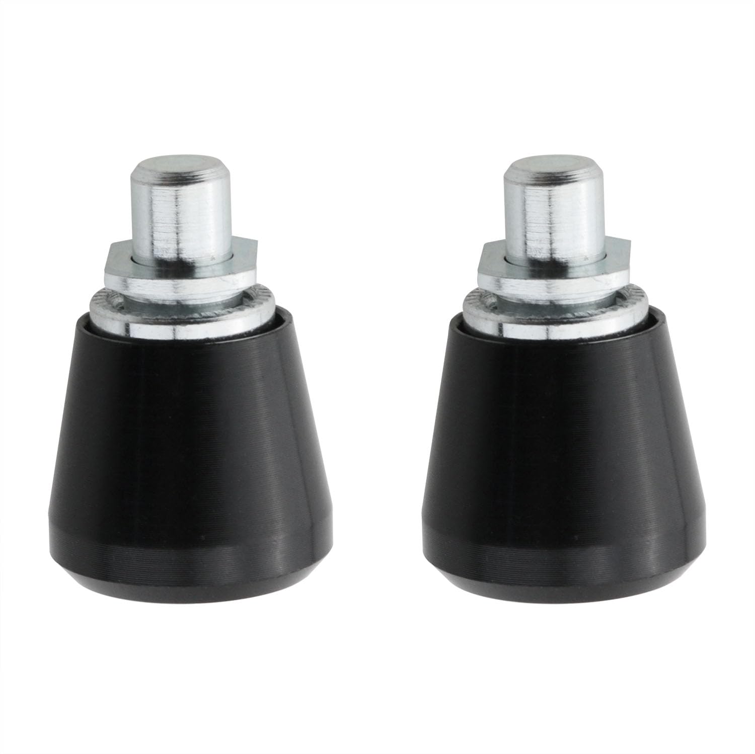 HJGarden 2PCS Black Stainless Steel Spring Plunger Gender Reveal Games Plunger Latches Spring-Loaded Spring Catch Spring Loaded Plunger Window Screen Plunger Plunger Pin Window Screening