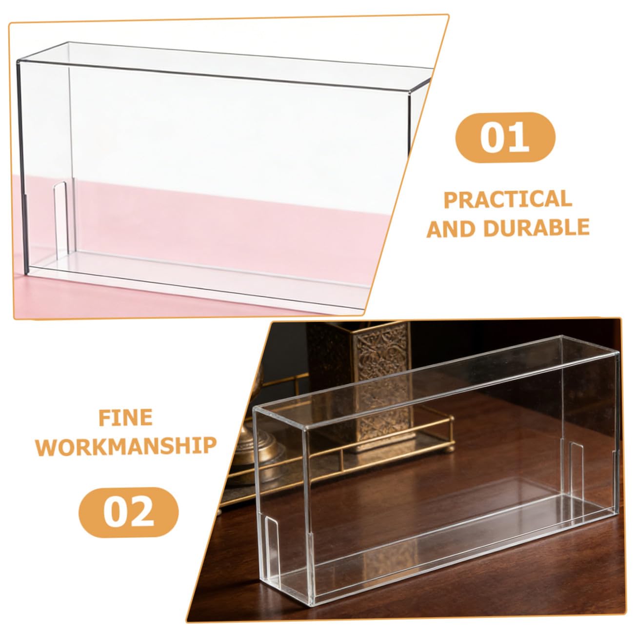 Homoyoyo Caja y Diseño Compacto Acrílica Transparente para Consola de Juegos Switch Protección Antipolvo para Almacenamiento y Exhibición en Mesa de Juego
