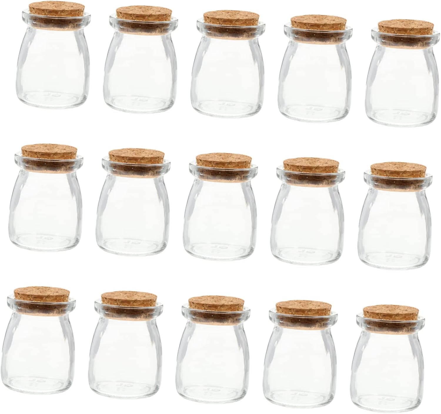 Shot Bottles Cork Lids Candy Jar for Storage Sensory Bottles for Wedding Candy