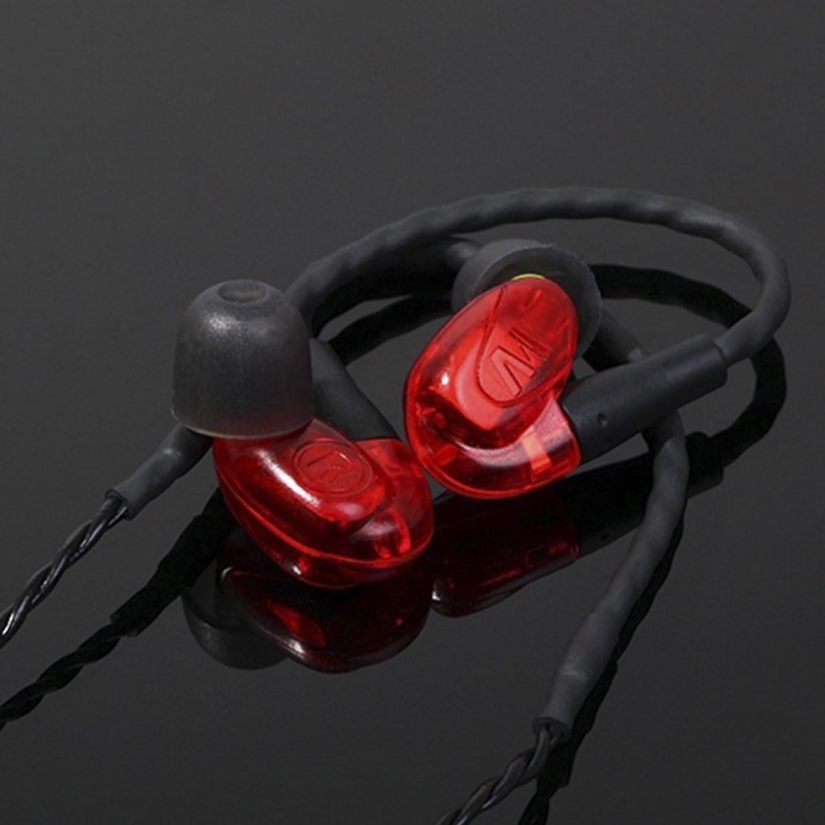 Westone UM Pro10 High Performance Single-Driver Universal In-Earphones with Replaceable Braided Cable, Red