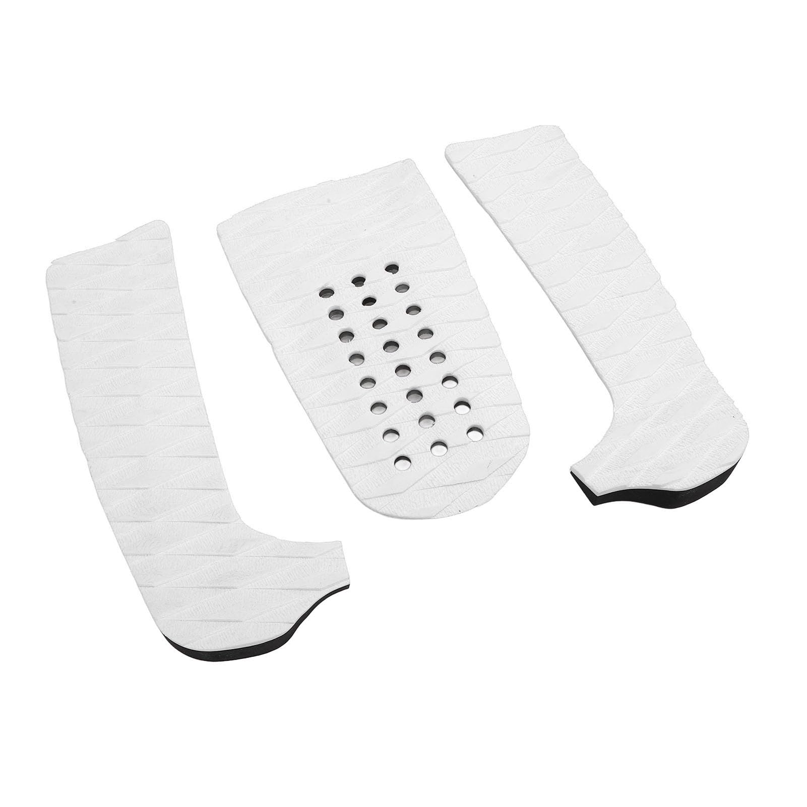 Yosoo Surfboard Traction Pads Anti Slip Front Deck EVA Grip 3PCS for Paddleboard Longboard Shortboard (White)