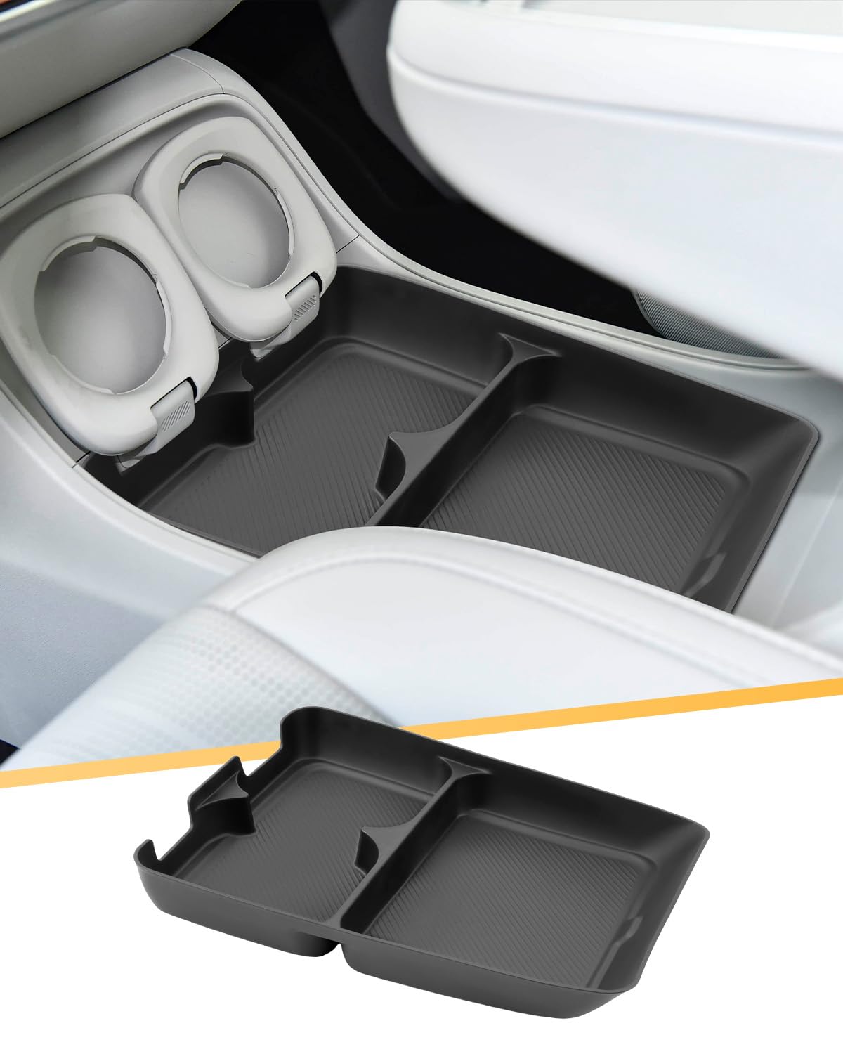 YEE PIN Vassoio organizzatore sotto la console centrale per motore Leapmotor B10 EV SUV 2025 2026 2027, console centrale, scatola di controllo centralizzato auto organizzatore di stoccaggio per