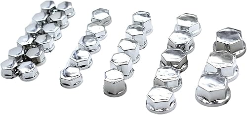 LeosHi Tapón de rosca decorativo universal de 30 piezas compatible con Z250 Z300 Z650 Z750 Z800 Z900 Z1000 ER-6F ER6N (Tamaño plateado)