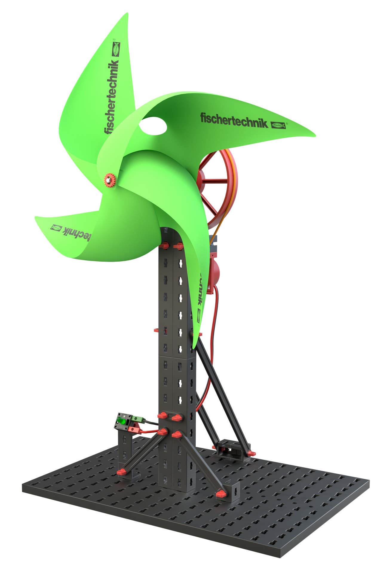 fischertechnik PROFI Green Energy 559879 - juego de construcción para niños, juguete educativo sobre energía renovable, 14 modelos, a partir de 9 años