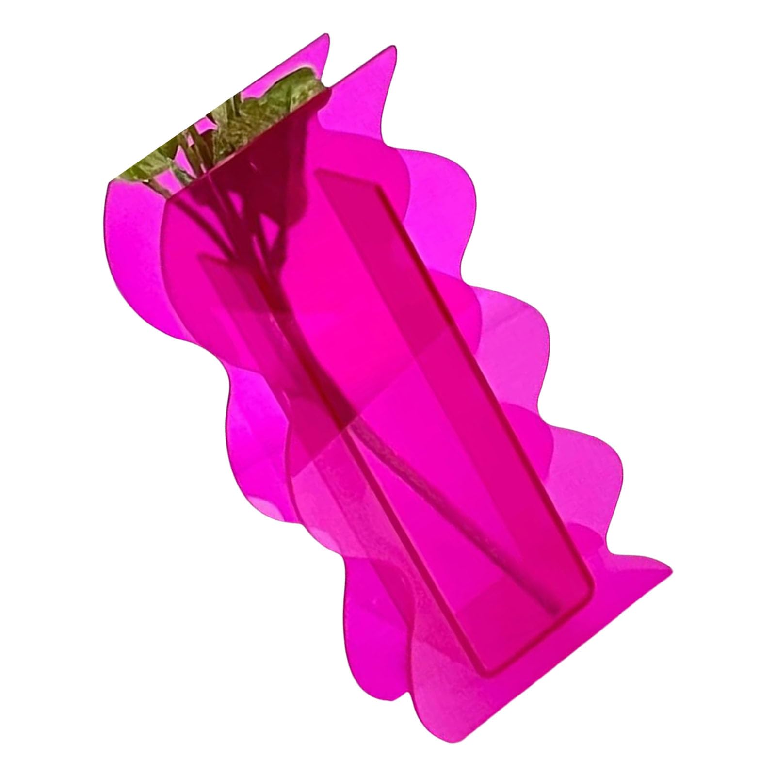 Contemporary Acrylic Planter Vase for Vases and Hydroponics Decorative Shatterproof Construction Ideal for Indoor Gardening Artistic Table Centerpiece Vase