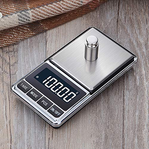 JINGYAN Báscula de Cocina Digital de Bolsillo balanza precisión, Escala Gramos Peso for la Cocina del Balance