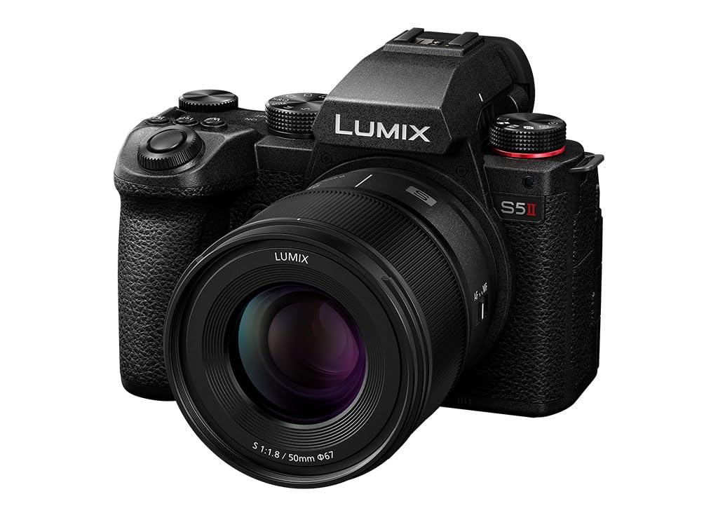 Panasonic LUMIX S5II Full Frame Mirrorless Camera Kit with 50mm F1.8 L-Mount Lens - DC-S5M2CE