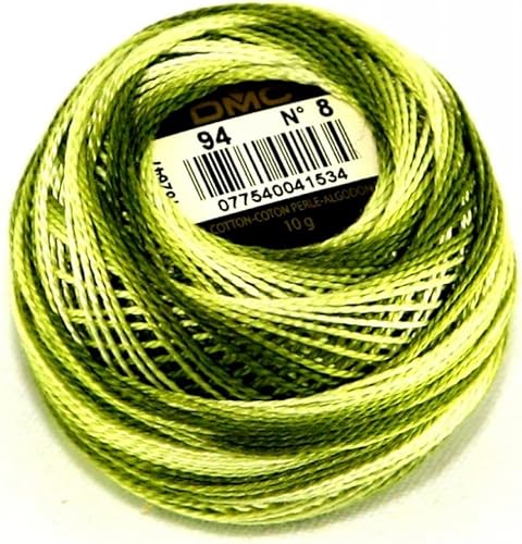 DMC Hilo de algodón Perle Tamaño 8 94 - por bola de 0.35 oz