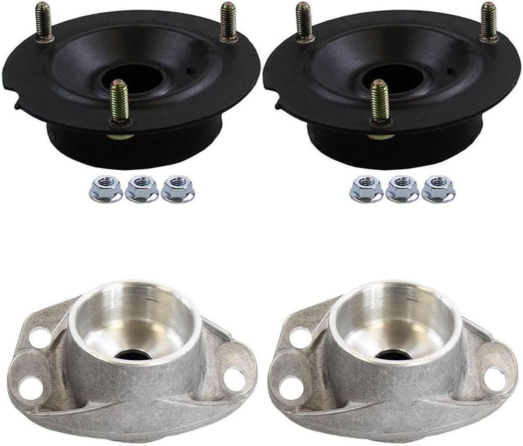 4Pcs Front Rear Suspension Shock Mounting Kit Strut Mount,Suspension Strut Mount,Strut and Mount Replacement YCQTaoBao Compatible with Seat Cordoba 2001 Compatible with Seat Cordoba 2002