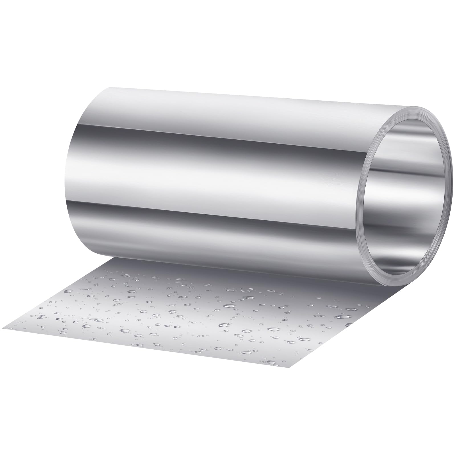 Zonon Aluminum Flashing Roll 14'' x 20' Roof Flashing Weatherproofing waterproof Metal Roofing Panels for Sealing Windows Doors Siding Roofing Stains Moss and Mildew Prevention