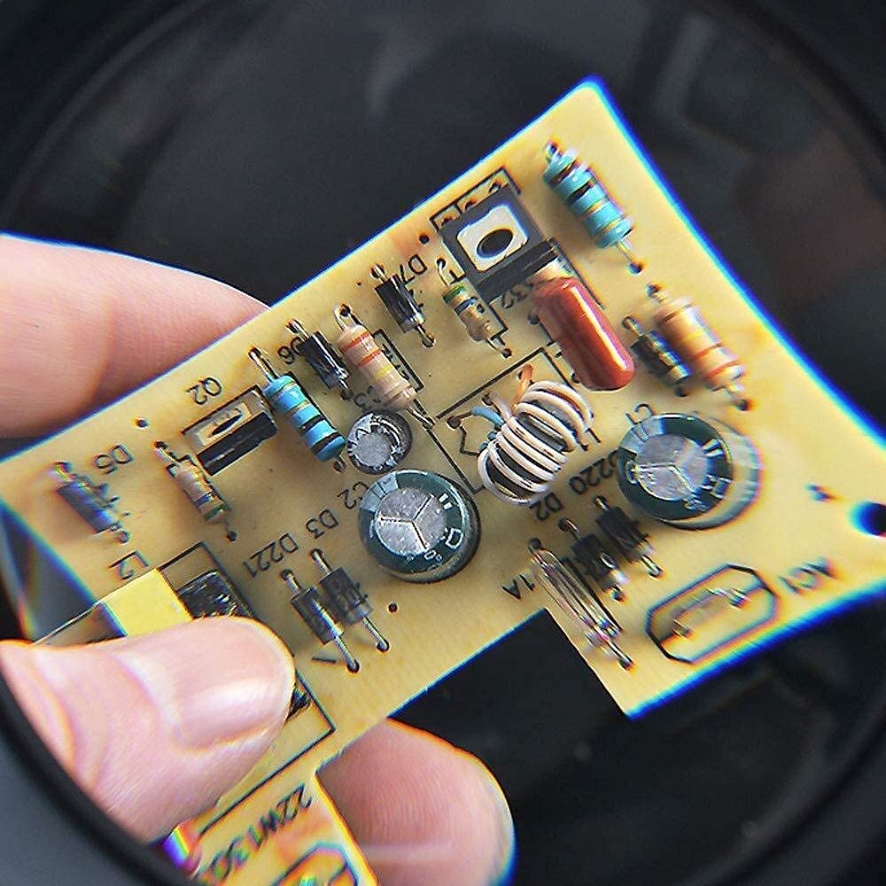 Lupa,Lupas para Pasatiempos, Escritorio de Lectura 10 Veces, Lectura, Textiles, Bordado, Mantenimiento de Relojes electrónicos, identificación de Joyas, HD, Scu
