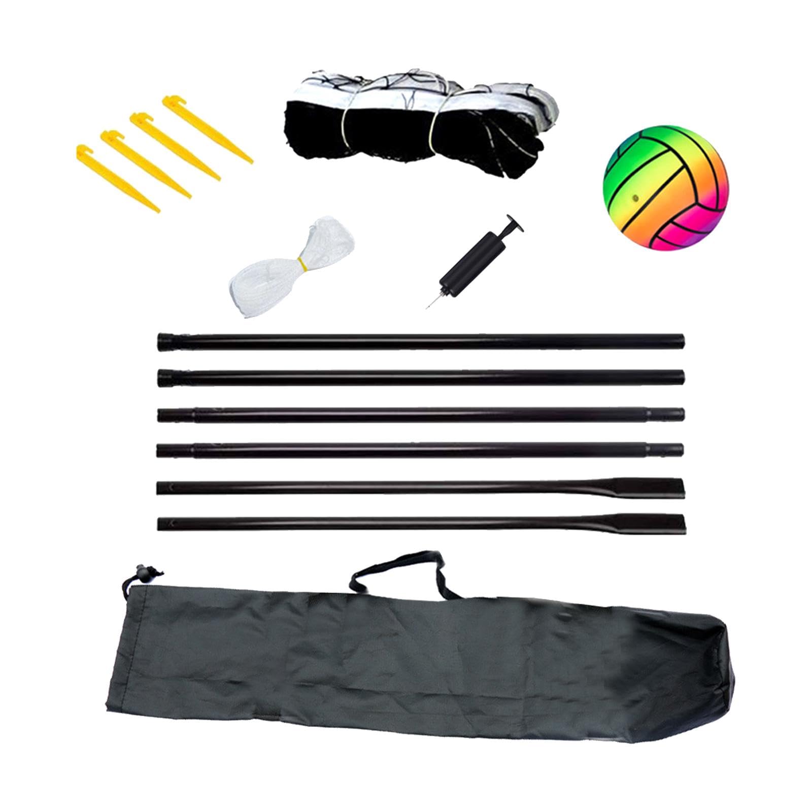 Badminton Net Set Easy Setup Volleyball Net for Volleyball Courtyard Playing Style A | Tennis & Racquet Sports | Badminton-image-28