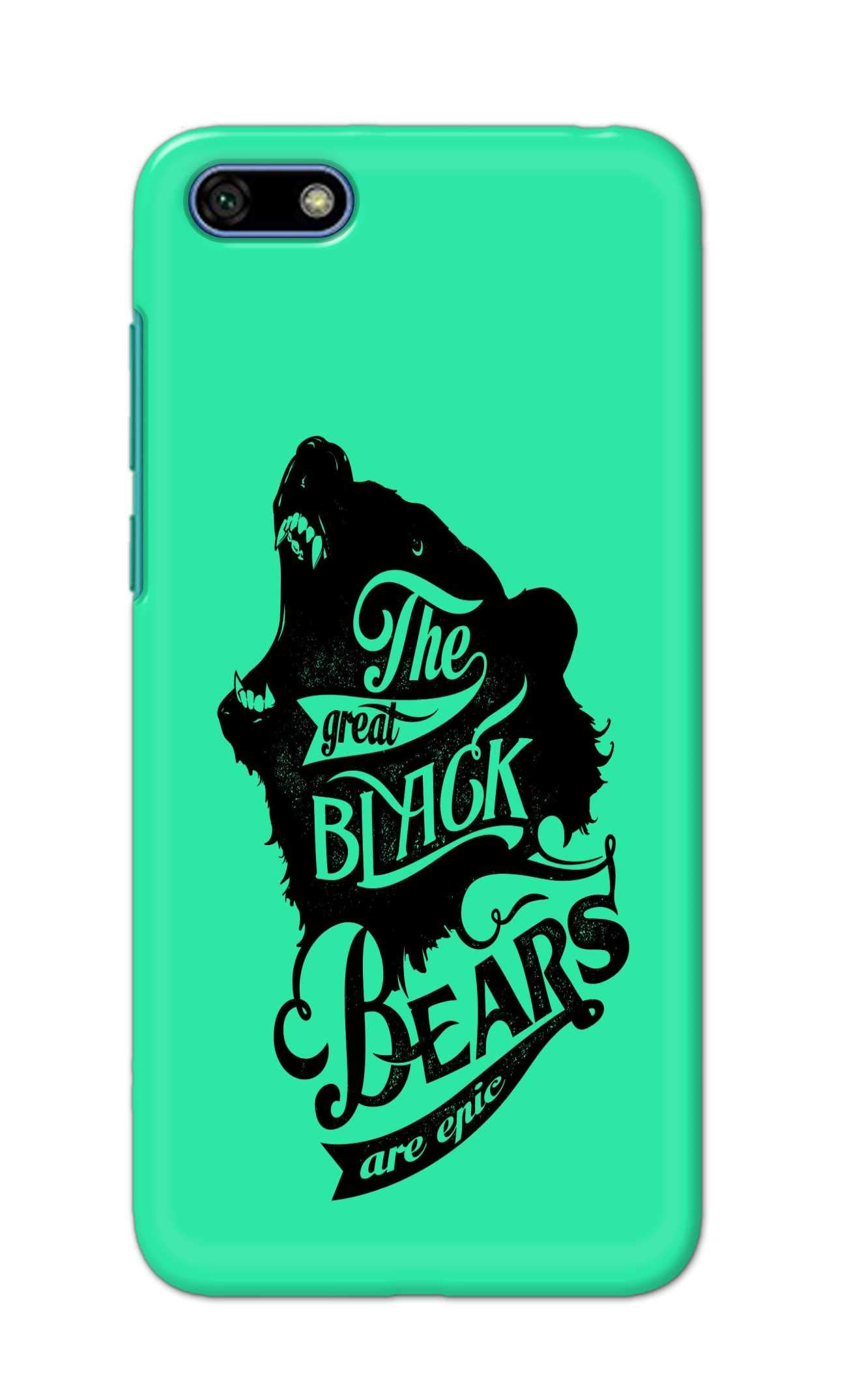 PradhCases The Great Bears are Epic Hard Printed Designer Case for Huawei Y5 Prime (2018) Back Cover MSP1856