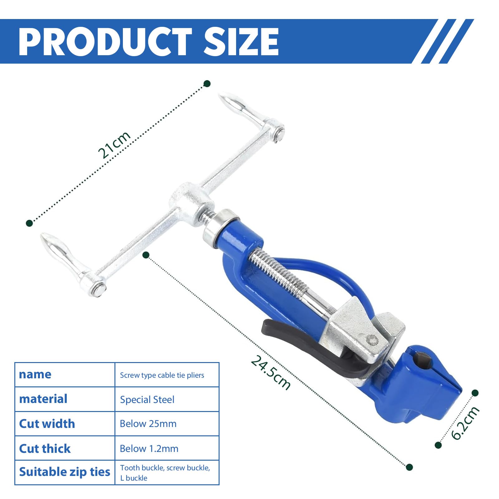Tendeur De Cerclage Pince à Cerclage Outil De Serrage Feuillard Manuel En Spirale Pour Fixation Emballage Regroupement Bateaux Acier Inoxydable Professionnel Industriel 91735108