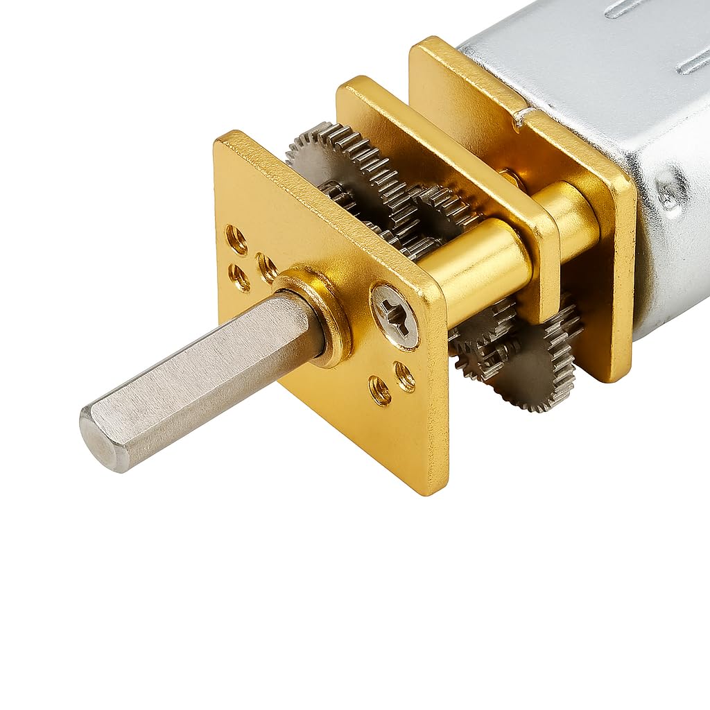 Micro Moteur électrique GA12-N20 – 6V 150RPM – Boîte De Réduction, Engrenages Métalliques – Pour Robotique Et DIY