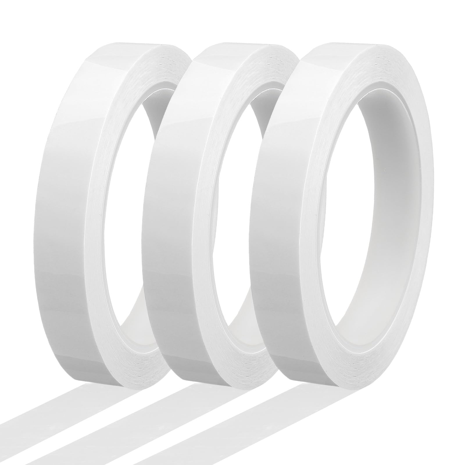 sourcing map Whiteboard Tape 16mm x 66m Pinstripe Graphic Chart Line Grid Marking Tapes for Classroom Office Dry Erase Board Art, White, Pack of 3 โ image 1